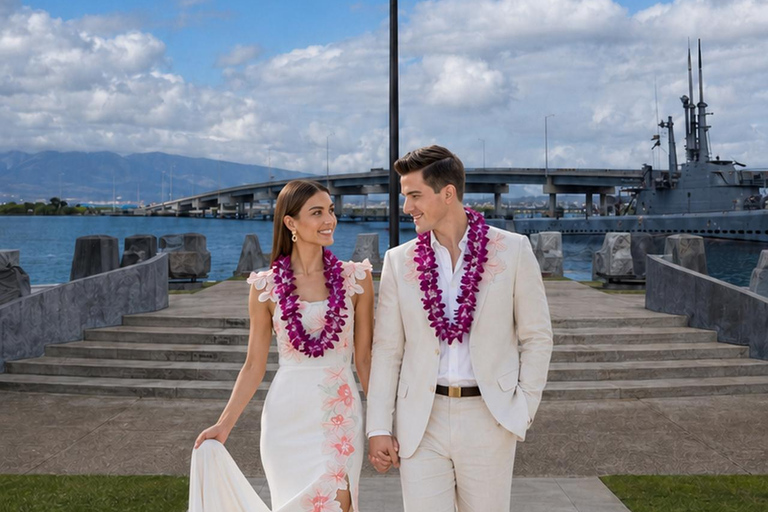 Oahu: Buddhist Wedding Ceremony with Photoshoot & Pickup