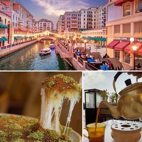 Doha: Pearl Island culinaire tour met 7 proeverijen, auto met airco