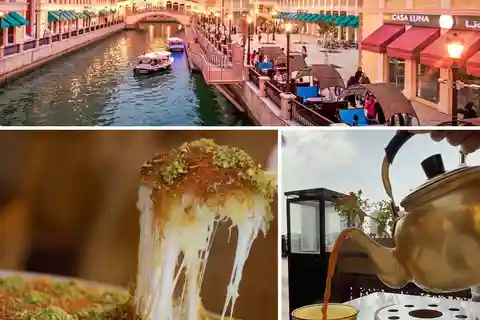 Doha: Pearl Island Food Tour & Marina Cruise mit 7 Verkostungen