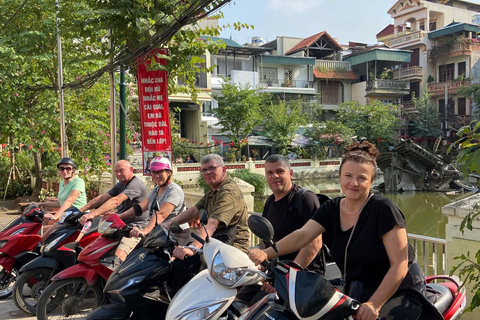 Hanoi Hidden Gems & City Highlights Small Group Scooter Tour Small Group Tour - English Guide From Hoan Kiem