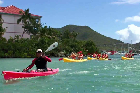 St. Maarten: Eksploracja laguny kajakiem