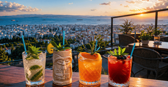 Thessaloniki: Greek Cocktail Workshop with Ouzo & Mastiha