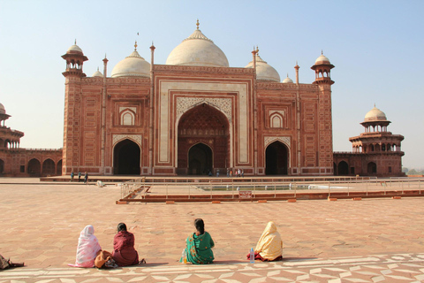 Desde Delhi: Excursión Privada Todo Incluido al Taj Mahal y al Fuerte de AgraConductor + Coche Privado + Guía