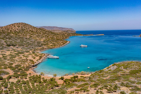 From Heraklion: Spinalonga All-Inclusive BBQ Cruise & Guide Italian Language
