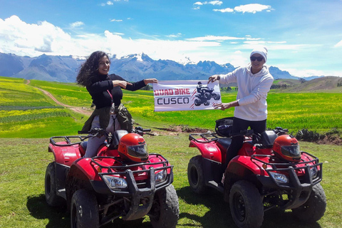 Cusco by ATV: Adventure to the Huaypo Lagoon and the Salt Flats of Maras 02 People on a Quad Bike