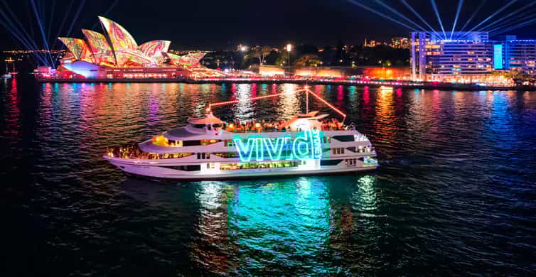 Vivid Sydney Harbour Dinner Cruise with 3, 4 or 6-Courses