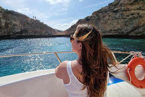 MALTA Comino BlueLagoon 3 horas Passeios de barco particulares