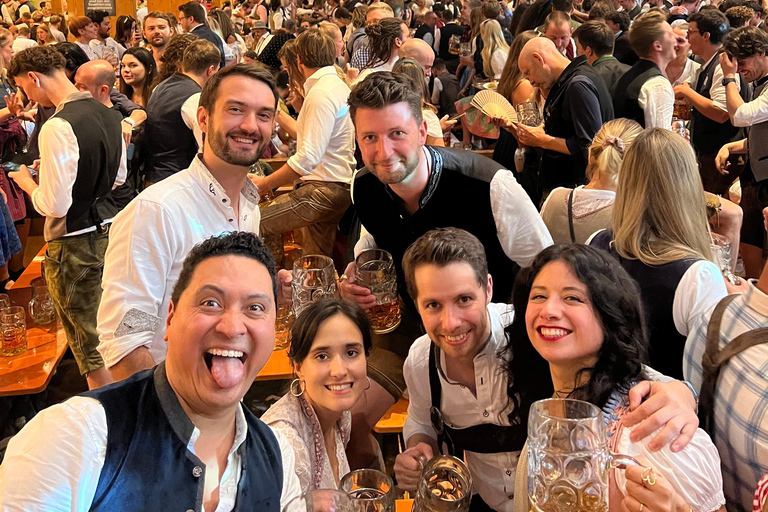 Munich: Oktoberfest Guided Tour with Beer Tent Table & Meal