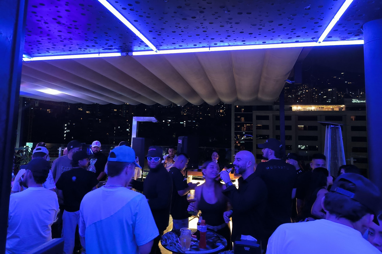 Medellin: Nightlife in Rooftops and Clubs with Local Liquor