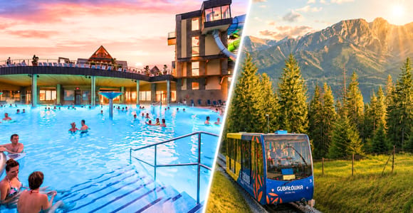 Krakow: Zakopane Cable Car, Vodka, Snacks & Thermal Pools