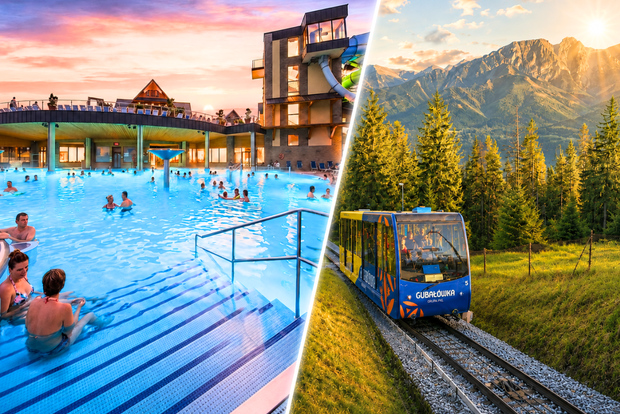 Cracovia: tour con funivia a Zakopane, bevande, spuntini e sorgenti termali