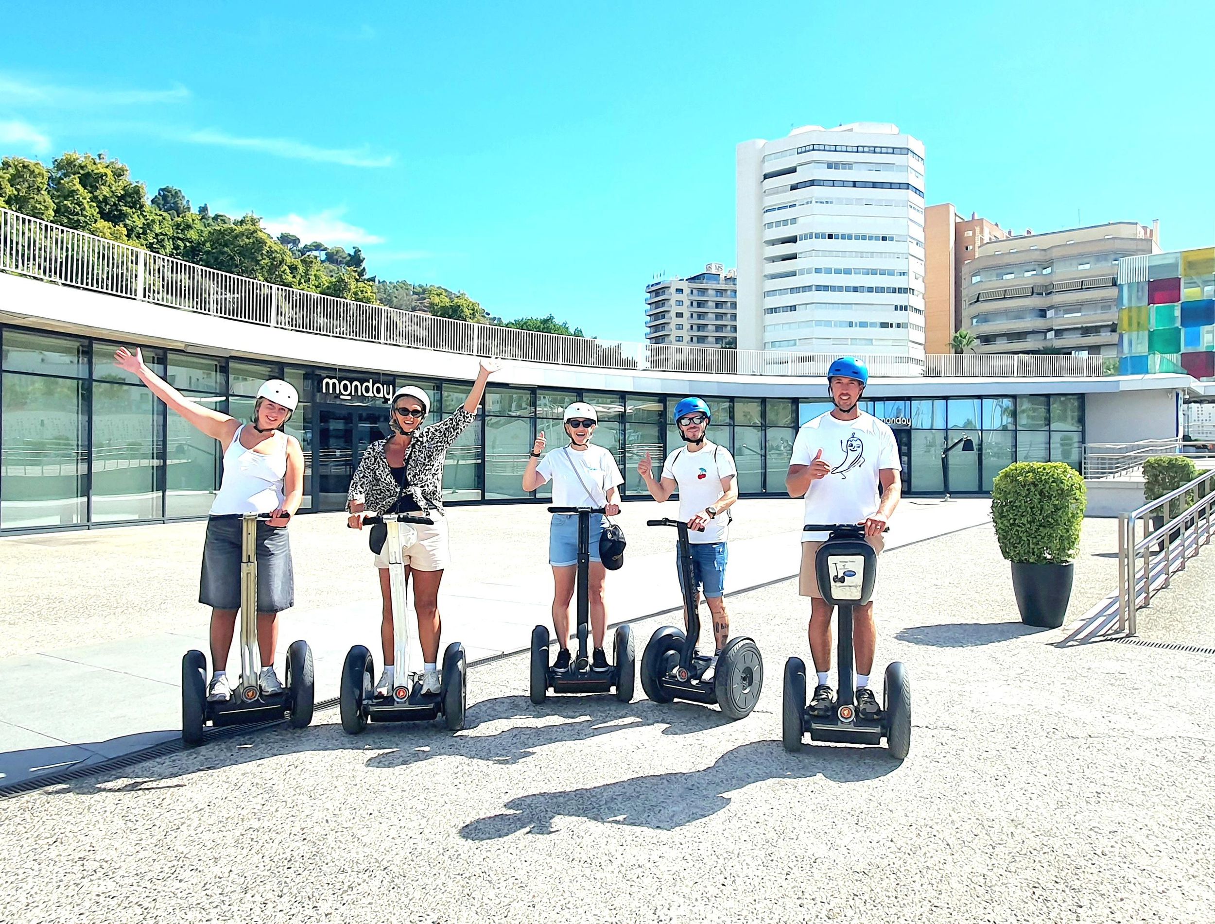 Segway-Tour in Málaga: Gibralfaro-Schloss, Hafen & Stierkampfarena