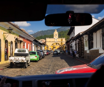 Panajachel: One way shared transfer to Antigua