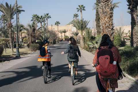 Marrakech: Passeio cultural de bicicleta com pastelaria e cháMarrakech: passeio cultural de bicicleta com pastelaria e chá