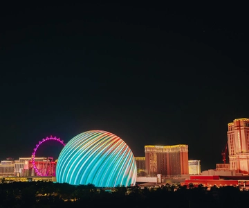 Las Vegas: La Experiencia de la Esfera - Postal de la Tierra