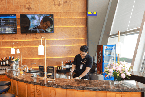 Hanoi: Międzynarodowe lotnisko Noi Bai Dostęp do saloniku SH Premium LoungeOdloty międzynarodowe T2: Salonik SH Premium Lounge Ha Noi
