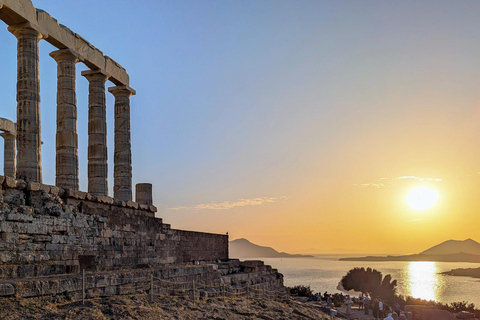 Visite privée de Sounion : juste votre groupe et des photos professionnellesVisite privée de Sounion : uniquement votre groupe et des photos professionnelles