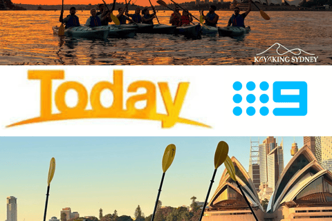 جولة قوارب الكاياك عند شروق الشمس في ميناء سيدني