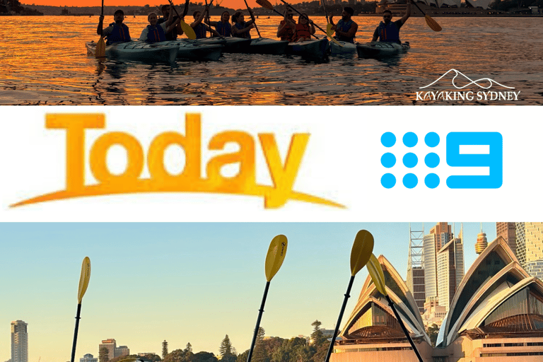 جولة قوارب الكاياك عند شروق الشمس في ميناء سيدني