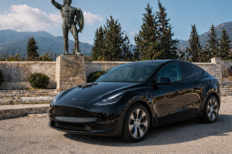 Athens to Thessaloniki: Private Road Trip by Tesla