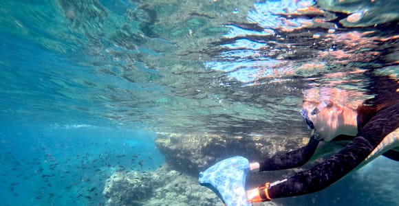 Pula: Sea Scooter Snorkelling Tour with Photos