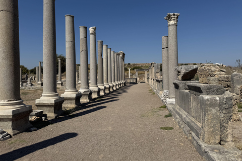 Antalya: Perge & City of Side, Aspendos, Waterfall and Lunch Perge, Side, Aspendos, Waterfall Tour with Entrance