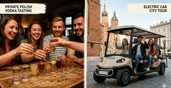 Krakow City Sightseeing Tour & Premium Vodka Tasting