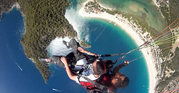 Fethiye: Blue Lagoon Tandem Paragliding & Opt Photos & Video