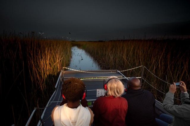 Visit Kissimmee Boggy Creek Airboats Adventures Night Tour Ticket in Everglades