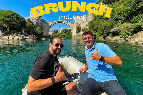 From Sarajevo: Mostar, Blagaj, Waterfalls, Pocitelj & Konjic Tour in English Without Entry Fees