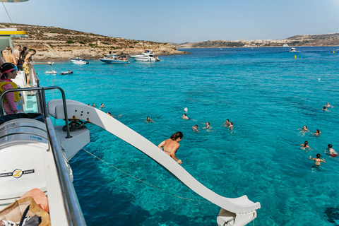 Malta: Gozo & Comino Islands, Blue Lagoon & Seacaves Tour Comino and Gozo islands with Bus to Gozo's capital