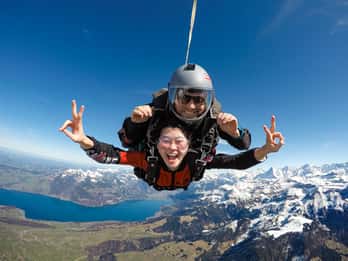 Interlaken: Airplane Skydiving over the Swiss Alps