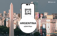 Argentina Travel eSIM piano con Super fast Mobile Data - Hizvo