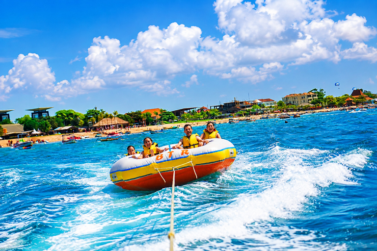 Bali Watersports Package: Tanjung Benoa Ocean Adventure Fly Board - Parasailing- Rolling Donut