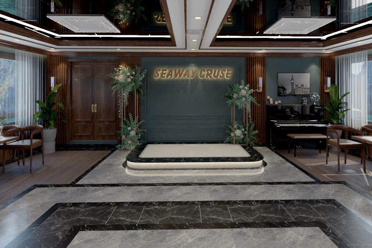 河内：2 天 1 夜下龙湾（Le Journey Cruise 游轮）2 天 1 夜 游船 上午 8:00 从河内出发