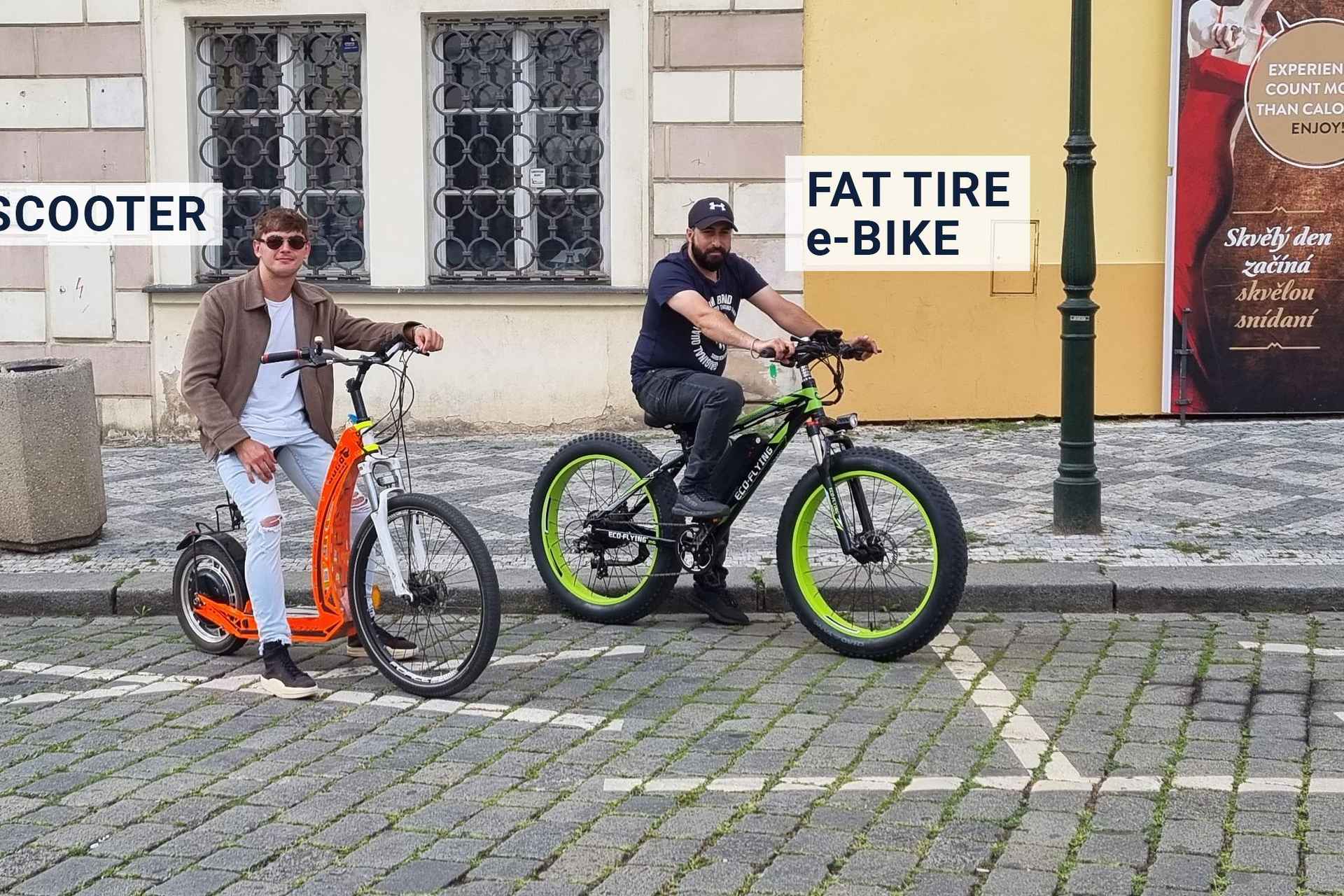 Praga: Tour in Monopattino Elettrico o eBike Cruiser Guide to Europe