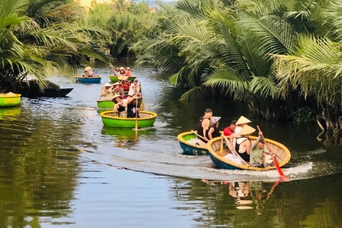 Hoi An : Descubre la Aldea del Coco en un paseo en barco cestaPaseo en barco con almuerzo ( Menú 8 platos locales)