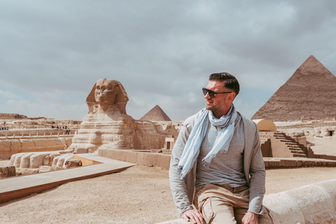 Hurghada to Cairo: Pyramids & Museum for First-Time Visitors Option 2 - The Grand Egyptian Museum (GEM) and Giza Pyramids