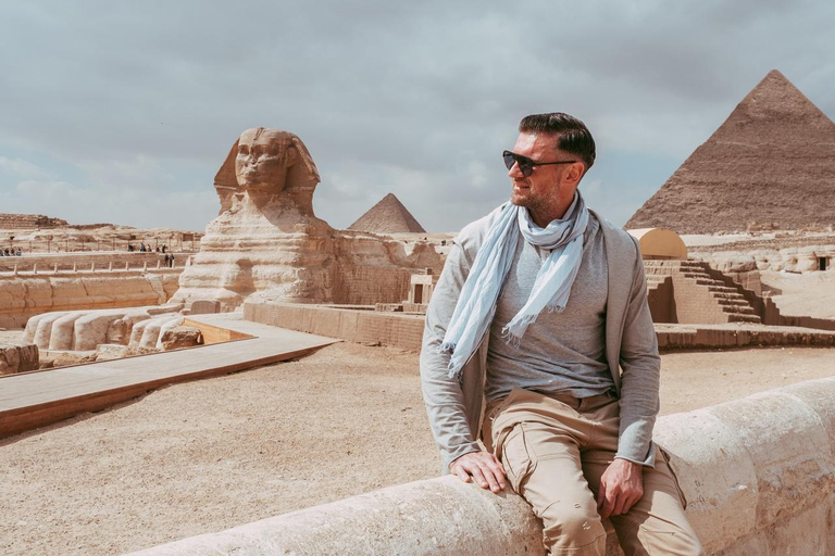 Hurghada to Cairo: Pyramids & Museum for First-Time Visitors Option 2 - The Grand Egyptian Museum (GEM) and Giza Pyramids