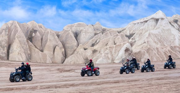 Cappadocia: Sunset Quad Bike Tour with Hotel Pick-Up