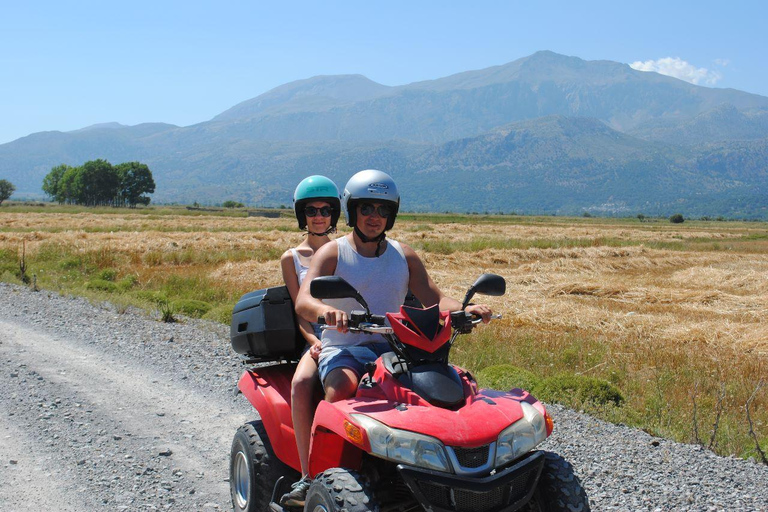 Creta: Excursión en quad todoterreno a pueblos con traslados al hotel