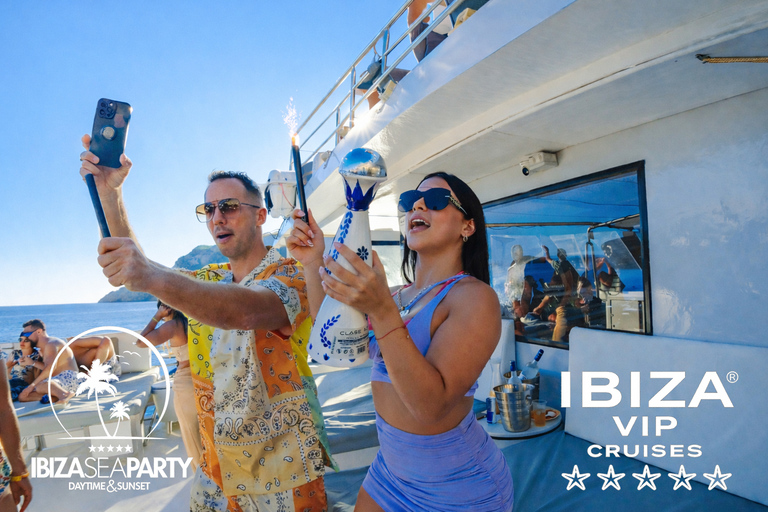 Ibiza: VIP Catamaran Party with DJ, Open Bar, Paella, and Nightclubs STANDARD TICKET