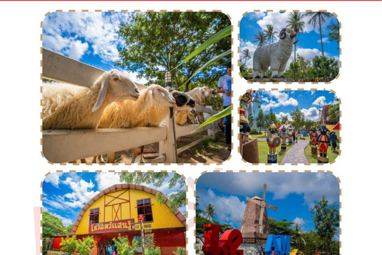 芭堤雅私人一日游：城市观光和热门景点芭堤雅日落和夜生活之旅：卡巴莱表演和泰式按摩