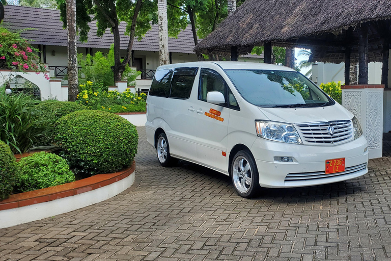 Zanzibar: Transfer från Stone Town till hotell i Nungwi/Kendwa.Överföringstjänst: