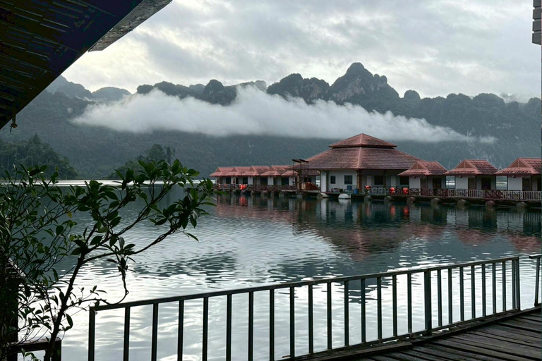 Phuket or Anywhere: 2-Days Cheow Lan Lake & Raft-Resort-FAN Option 1: From KhaoLak+KhaoSok with Roundtrip Hotel Transfer