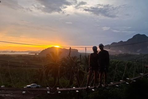Krabi: ATV Nature Viewpoint & Zipline with Pickup Single rider : 30-Min ATV + Zipline Adventure