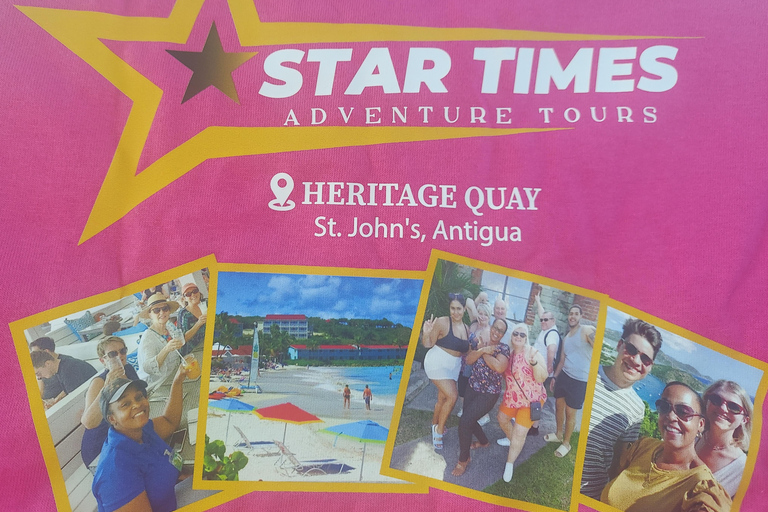 St. John's Laviscount Island Giant Tortoises &Long Bay Beach