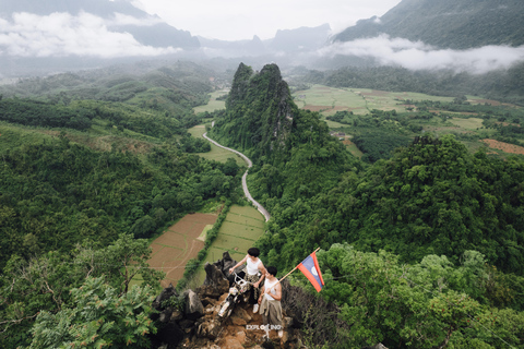Vang Vieng: Namxay Viewpoint, Blue Lagoon 1 & Phoukham Cave