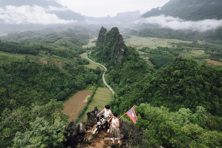 Vang Vieng: Namxay Viewpoint, Blue Lagoon 1 & Phoukham Cave