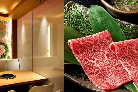 Tokyo: Exquisite Wagyu Beef Experience at Yakiniku Nikunone Kinzakura Course (14 dishes)
